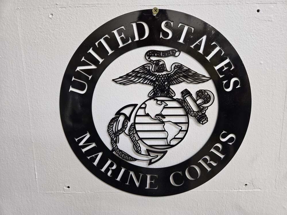 United States Marine Corps Metal Wall Sign Emblem